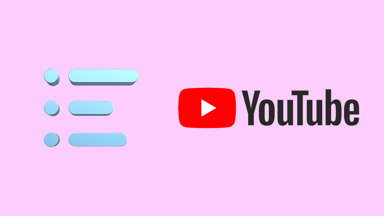 How to create YouTube channel lists